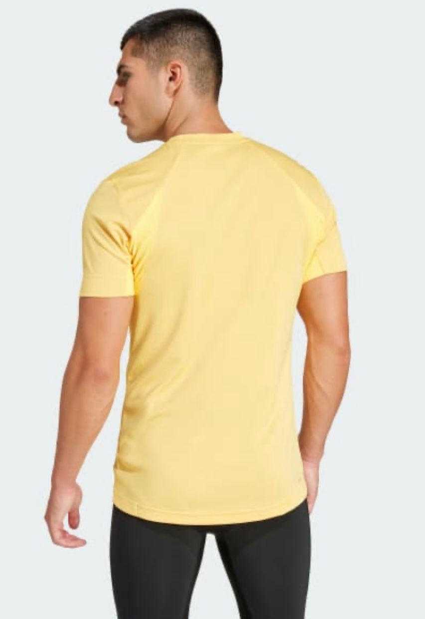 Tee Shirt Adidas Free Lift Jaune vue arrière