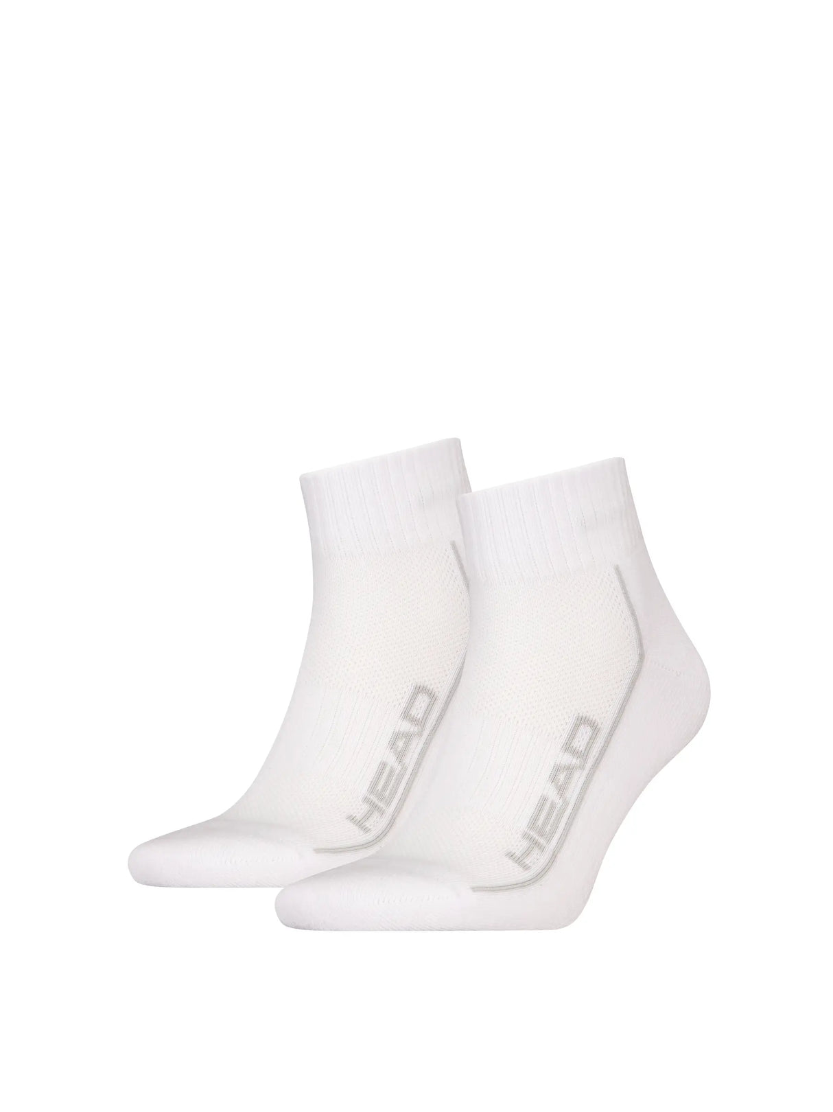 Chaussettes Head Performance Quarter Blanches - Lot de 2
