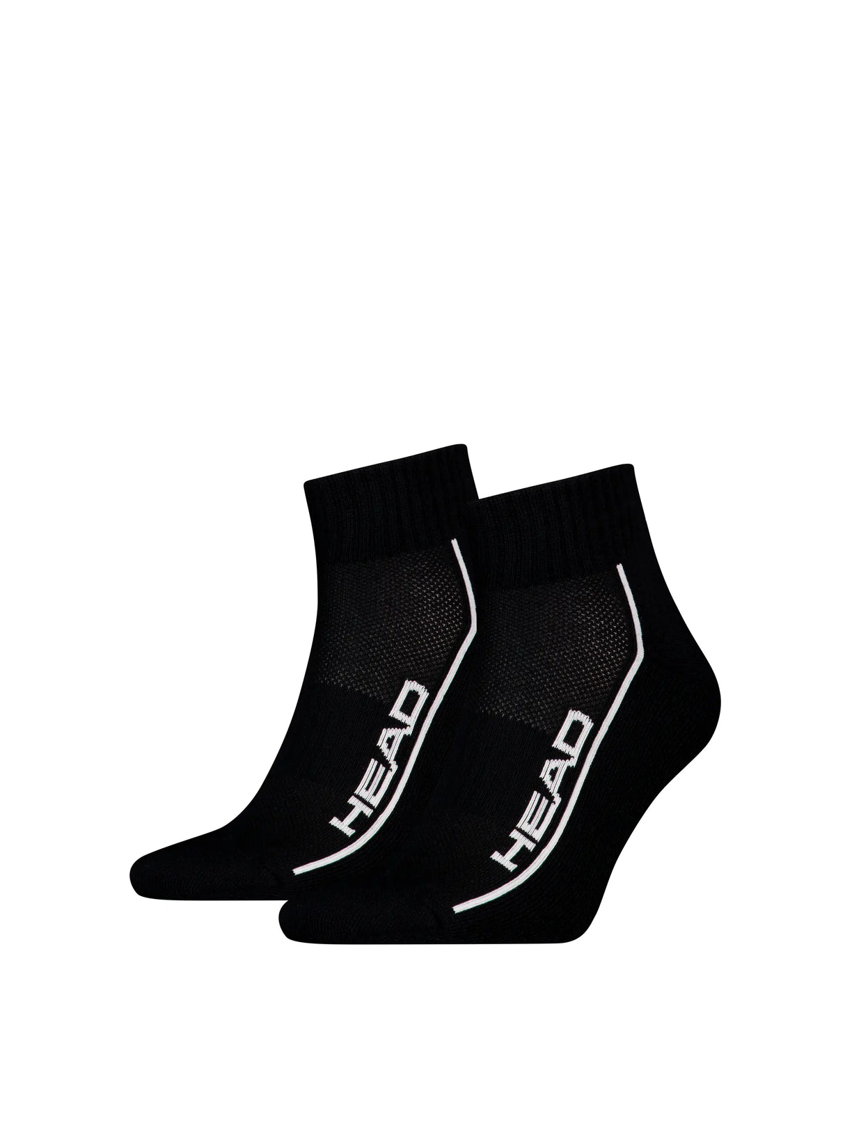 Chaussettes Head Performance Quarter Noir - Lot de 2