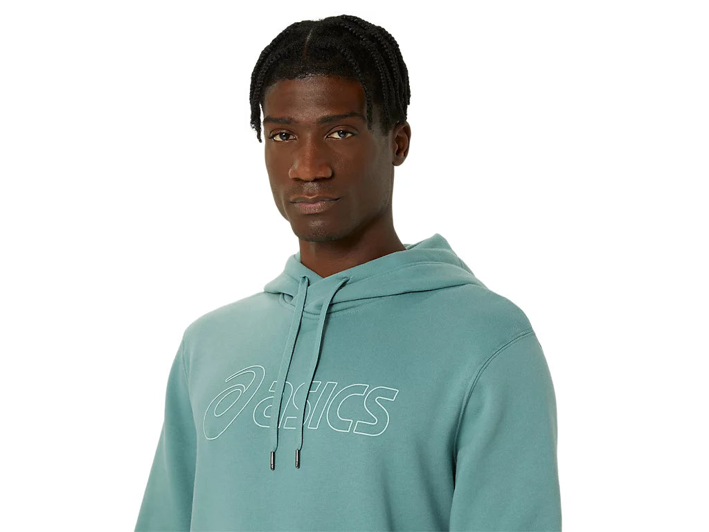 Hoodie Asics Celadon détail capuche
