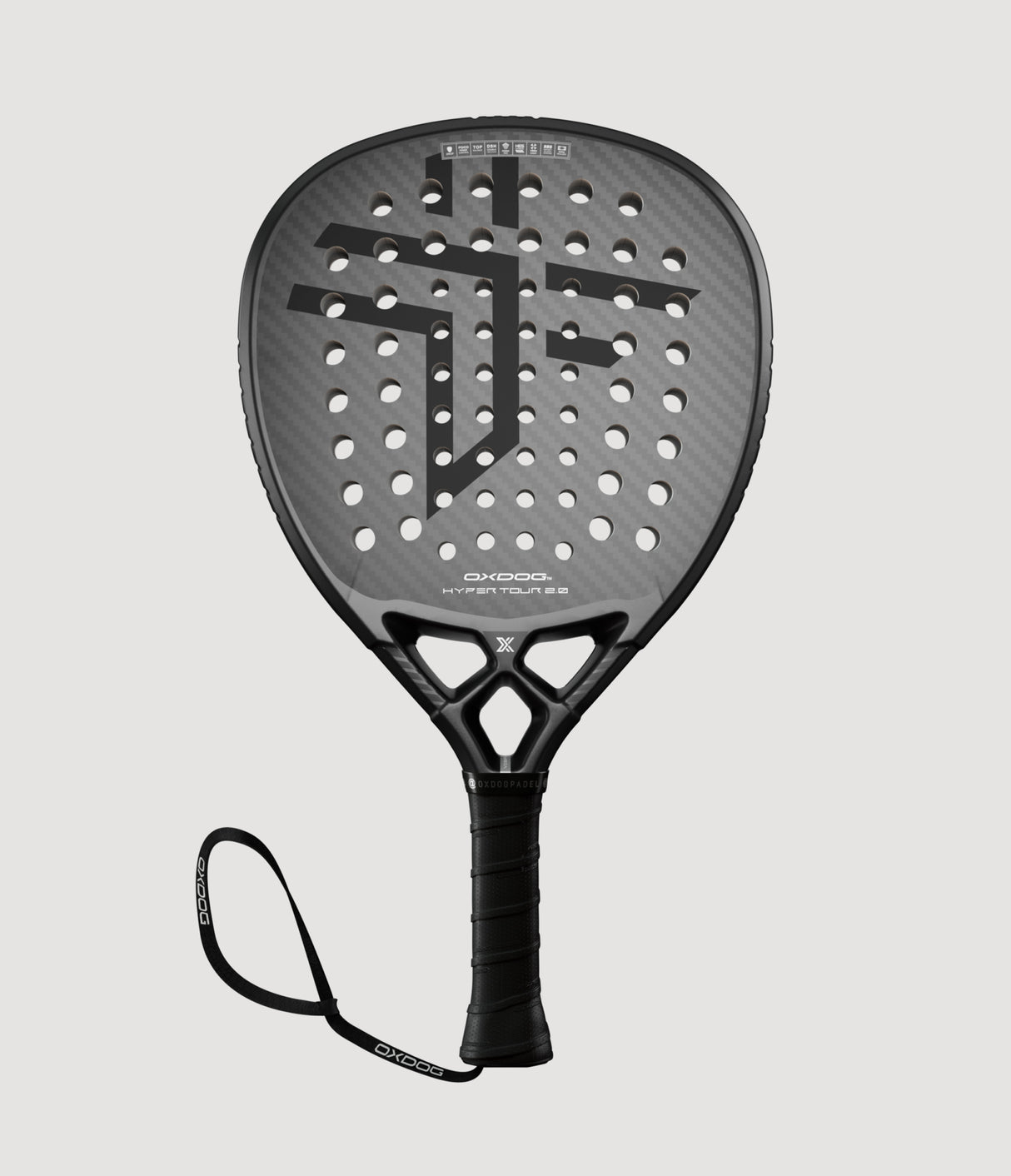 Raquette Oxdog Hyper Match 2.0 vue latérale