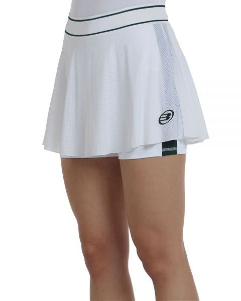 Jupe Bullpadel Laza Blanc femme vue arrière