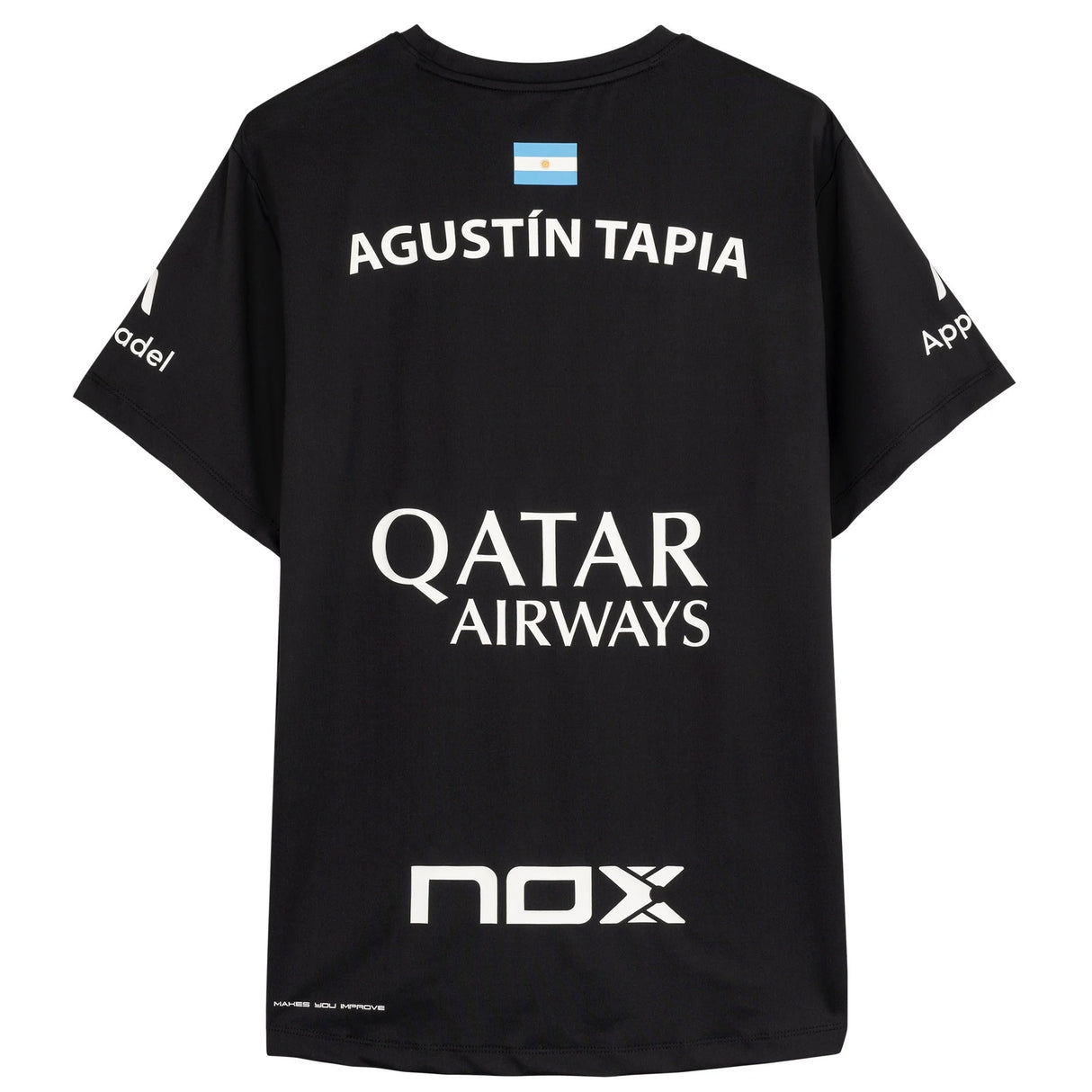 Maillot Nox Sponsors Agustin Tapia 2025 Noir vue de face