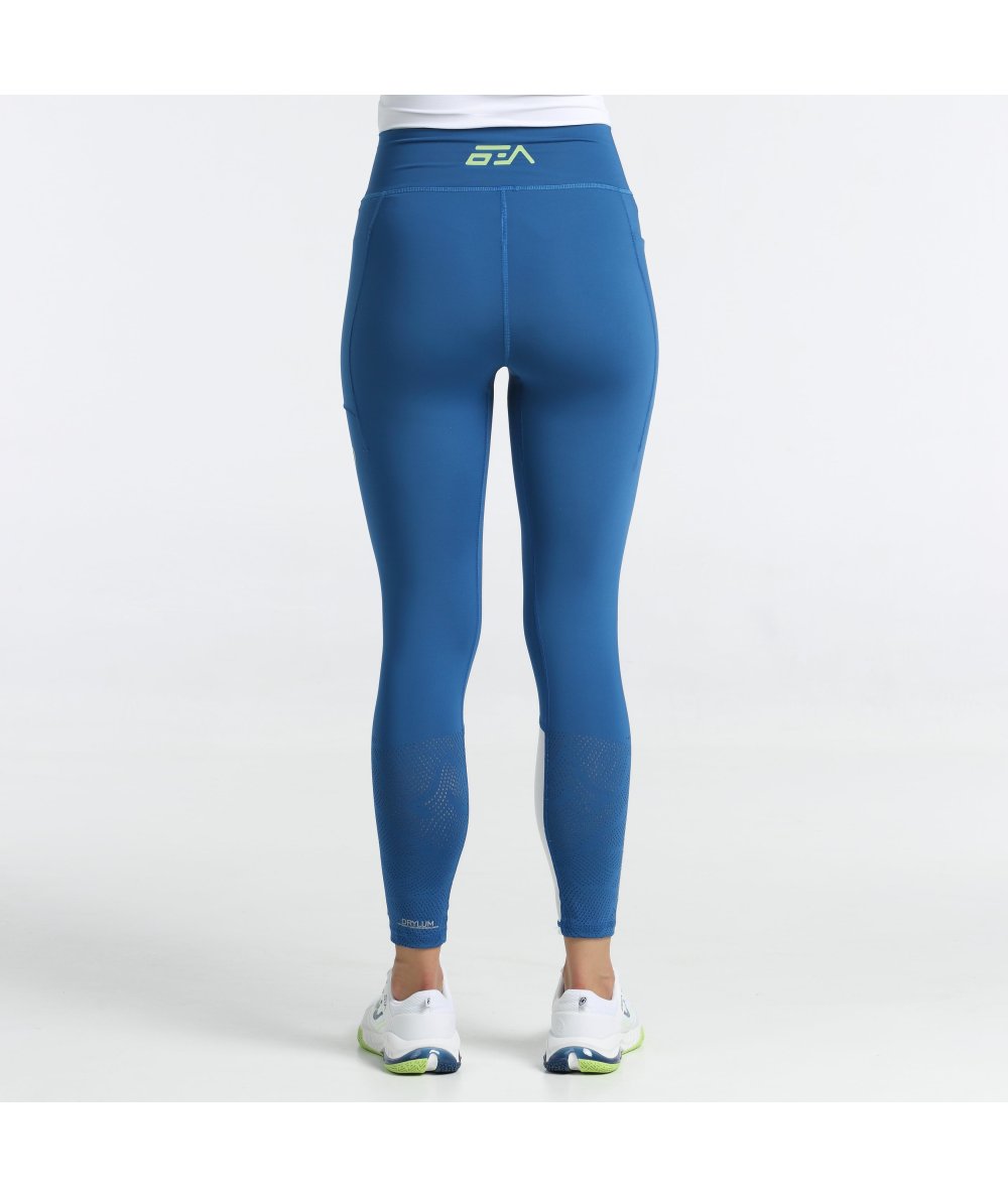 Détail tissu Legging Bullpadel Binan Azul Oscuro