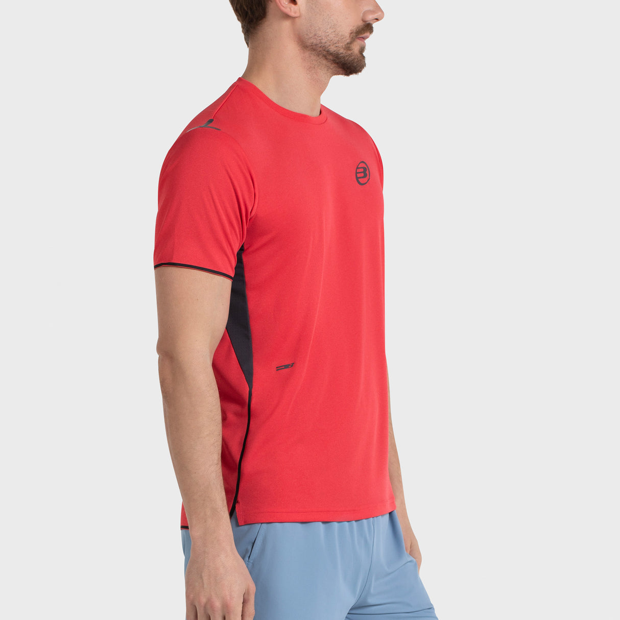 Tee Shirt de padel Bullpadel Mensa Rojo Vigore