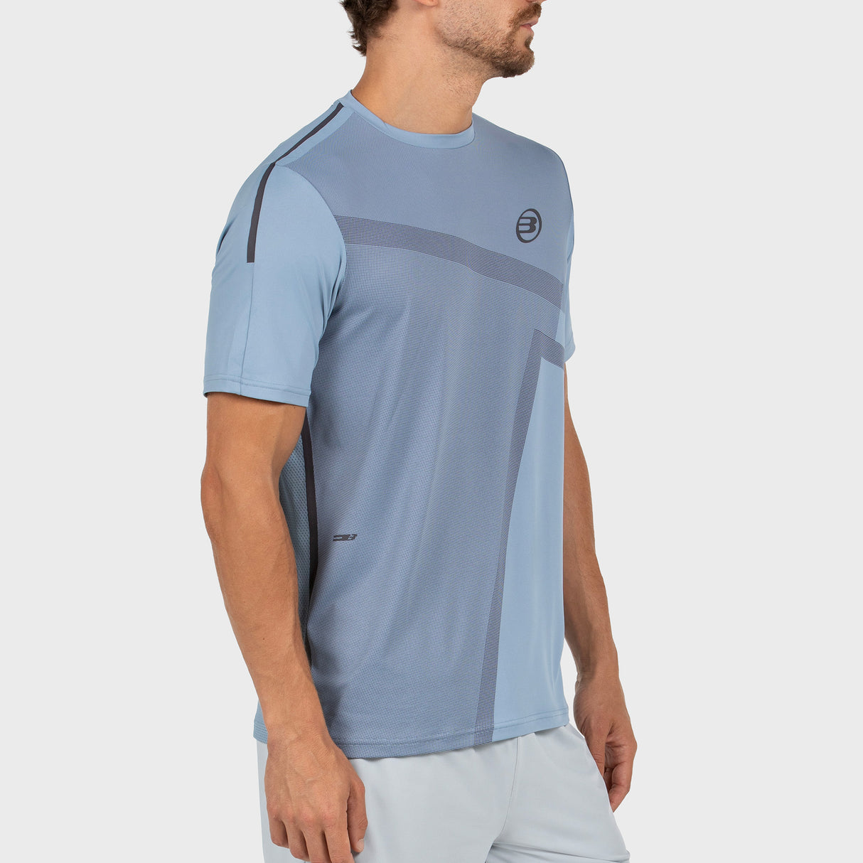 Tee Shirt de padel Bullpadel Mosal Azul Acero