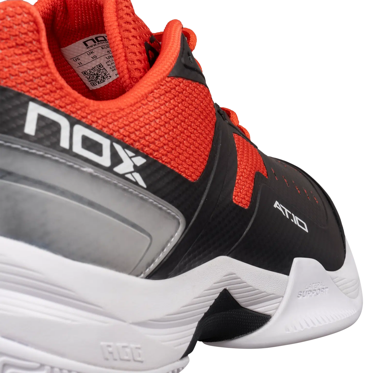 NOX AT10 Pro Padel Shoes Black/Red