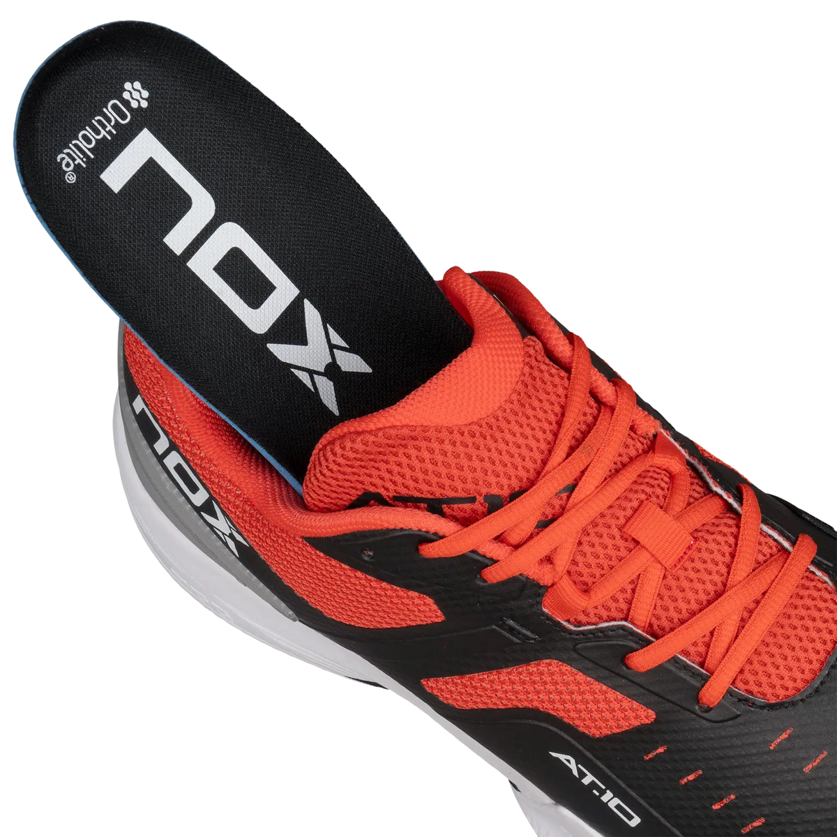 NOX AT10 Pro Padel Shoes Black/Red