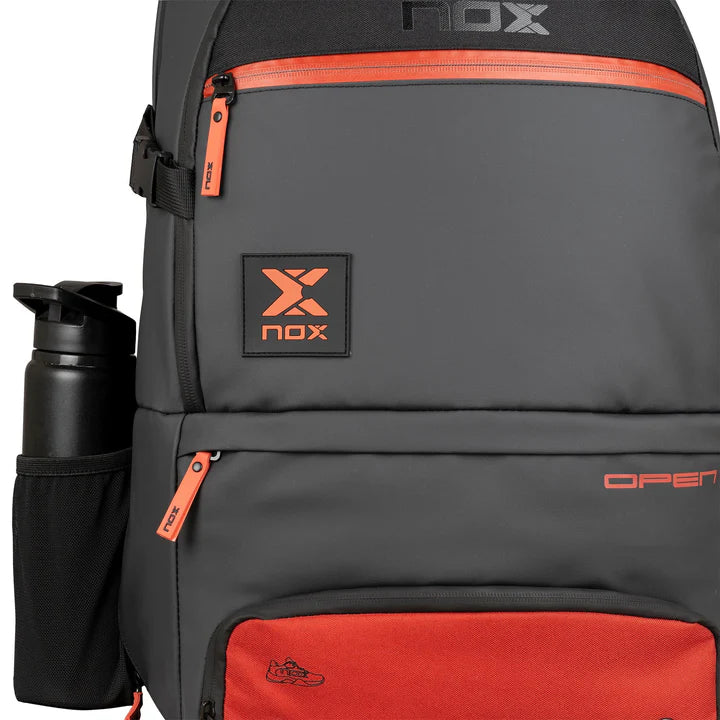 Sac à dos de padel Nox Luxury Open Series Noir / Rouge