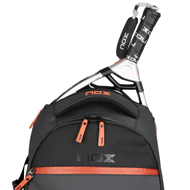 Sac à dos de padel Nox Luxury Open Series Noir / Rouge