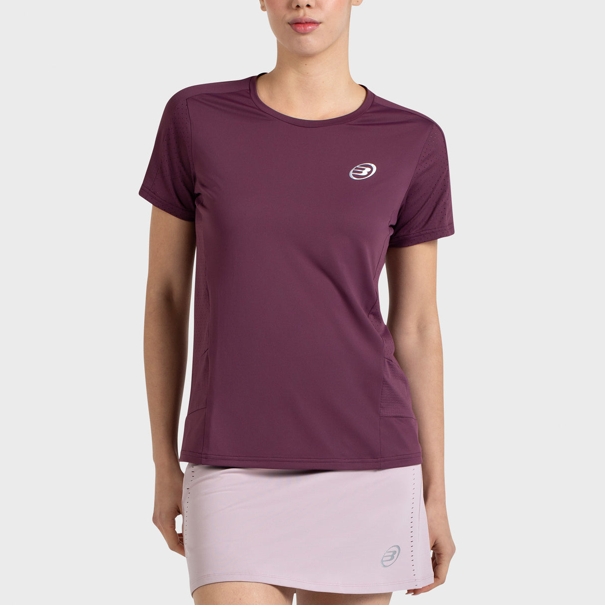 Tee Shirt de padel Bullpadel Omur Ciruela