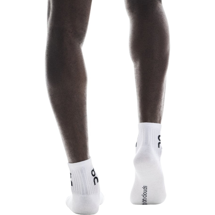 Chaussettes On Logo Sock Mid White