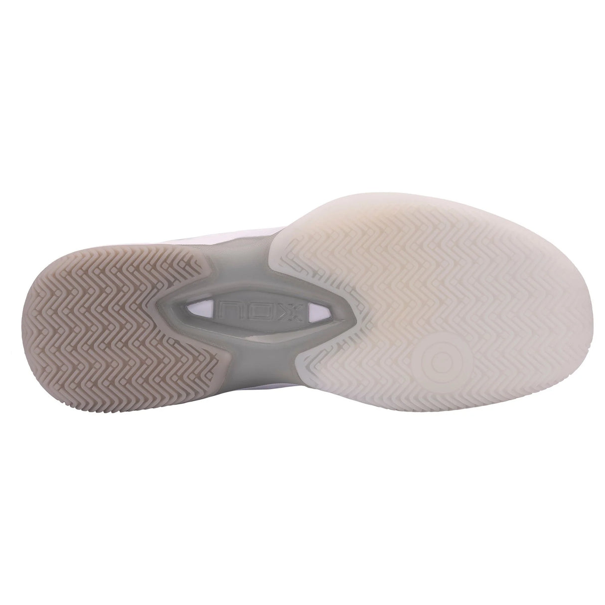 Détail matériaux et respirabilité des Chaussures Nox AT10 Luxury Blanc