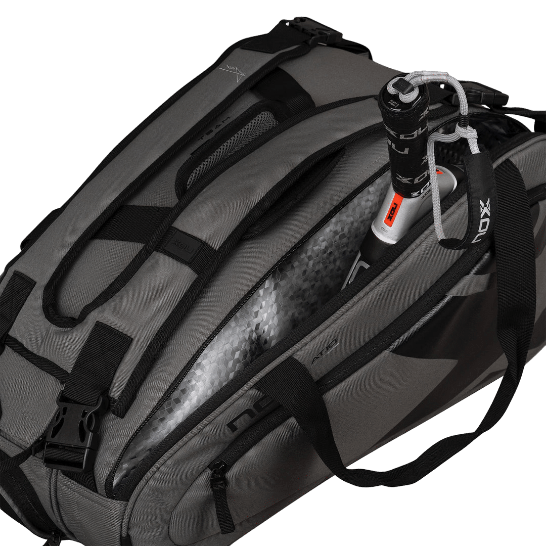 Sac Nox AT10 Team Gris / Noir vue latérale, compartiments