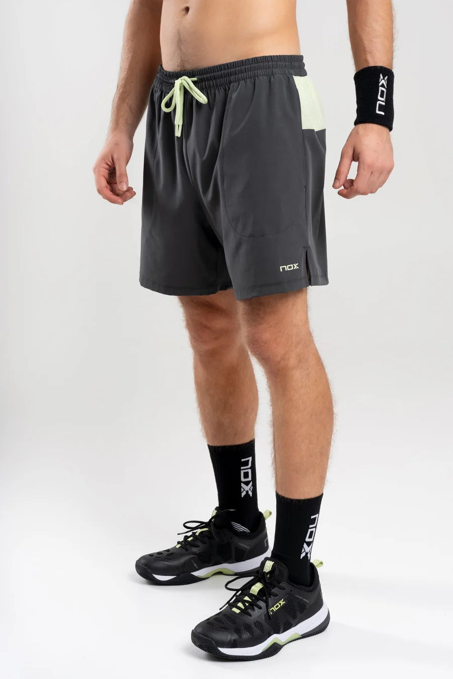 Short de padel Nox Pro Charcoal Gris