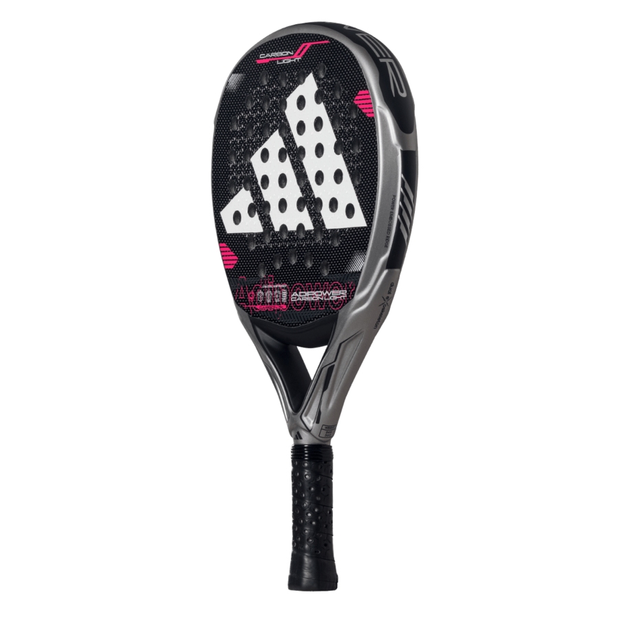 Surface carbone de la raquette Adidas Adipower Carbon Light