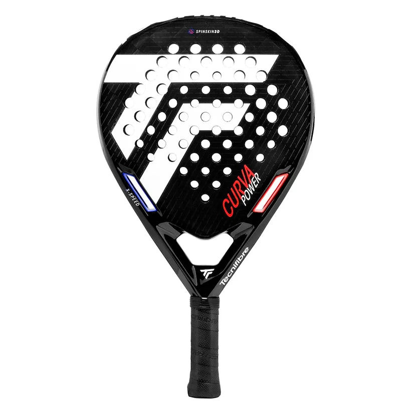 Pala Tecnifibre Curva Power vue de face pour puissance maximale