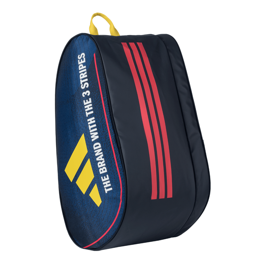 Détail du logo Adidas sur le Sac Control Bleu