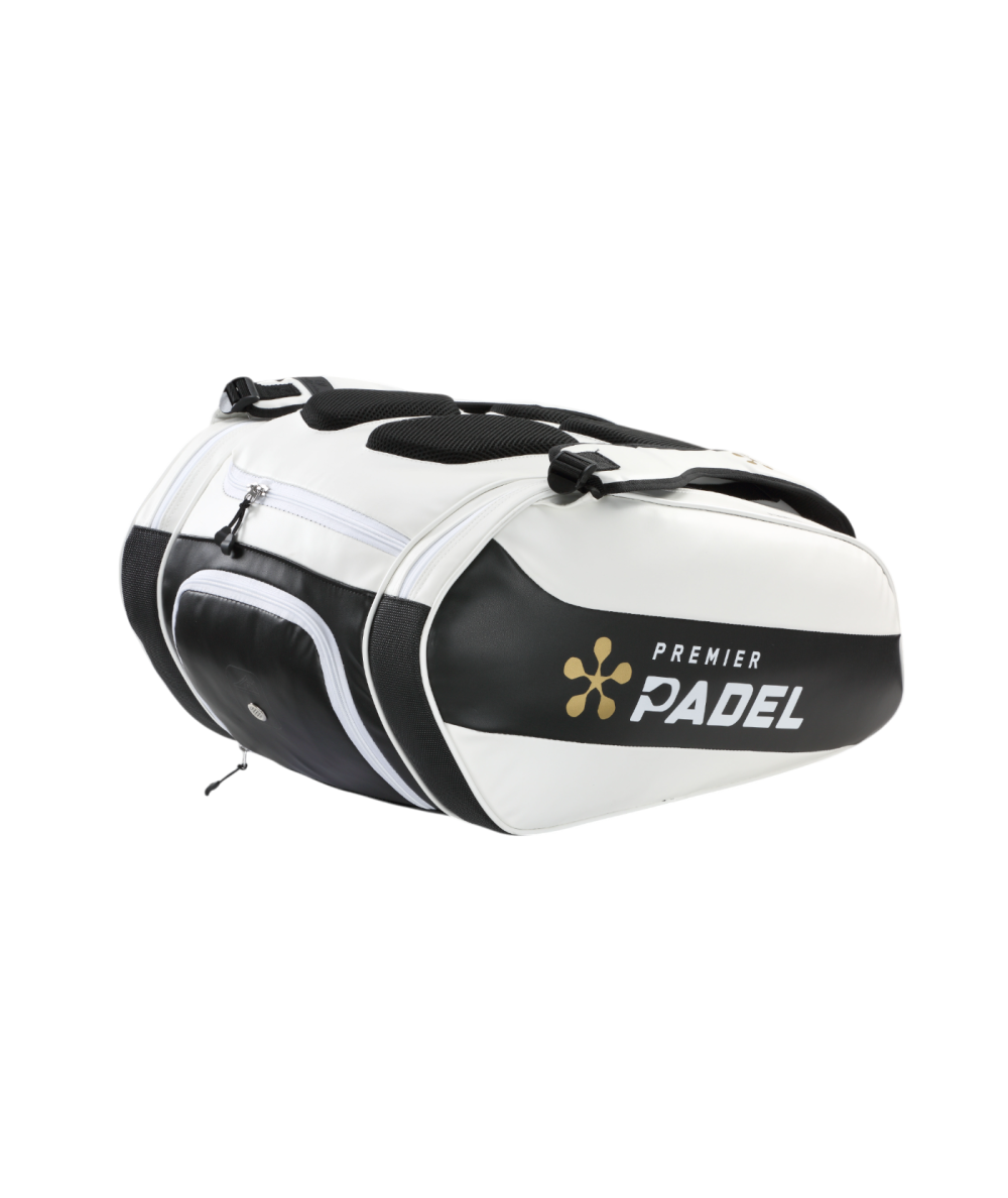 Vue du dessus du Sac Bullpadel Vertex Premier Padel Blanc