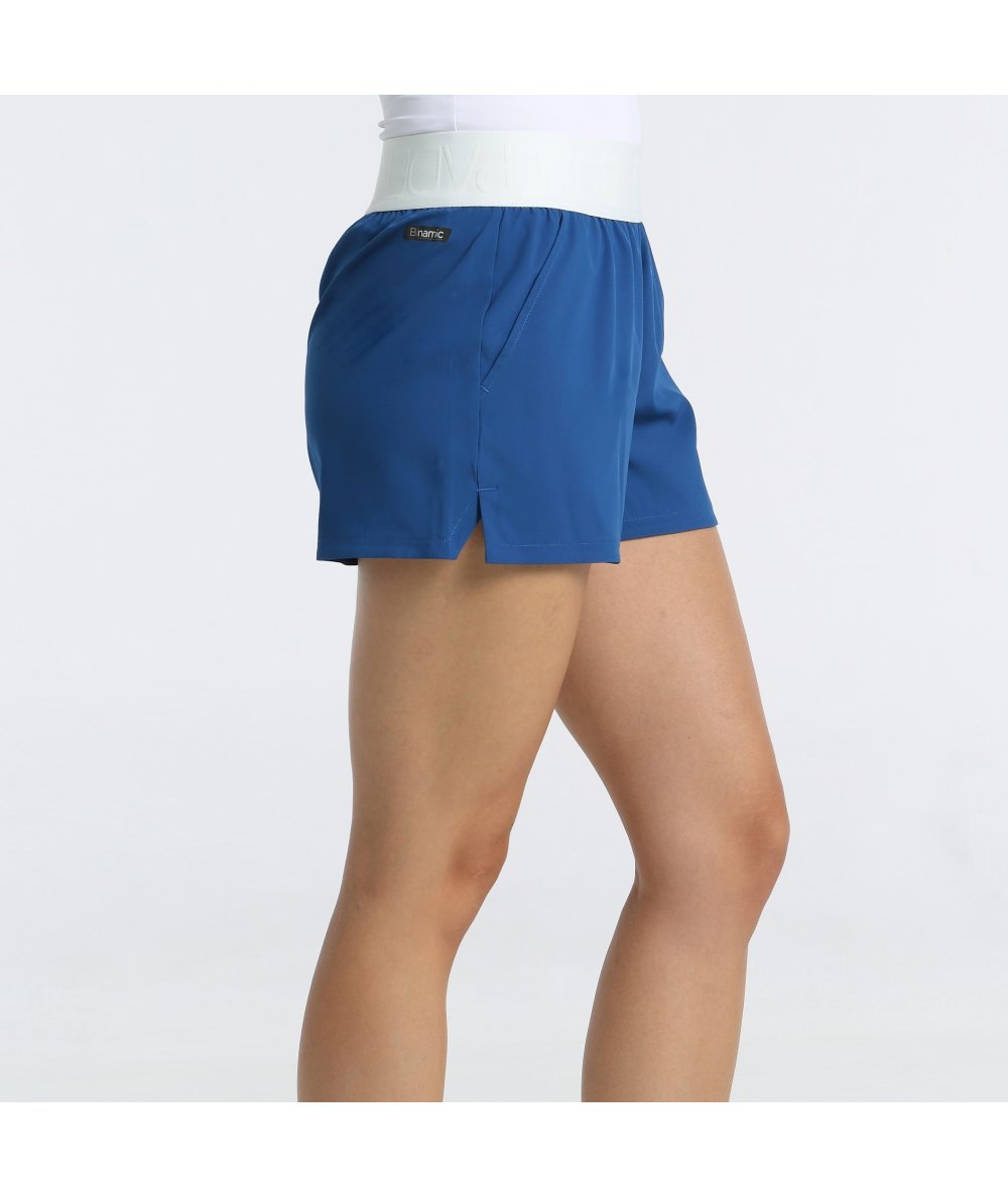 Détail tissu Short Bullpadel Berbi Azul Oscuro