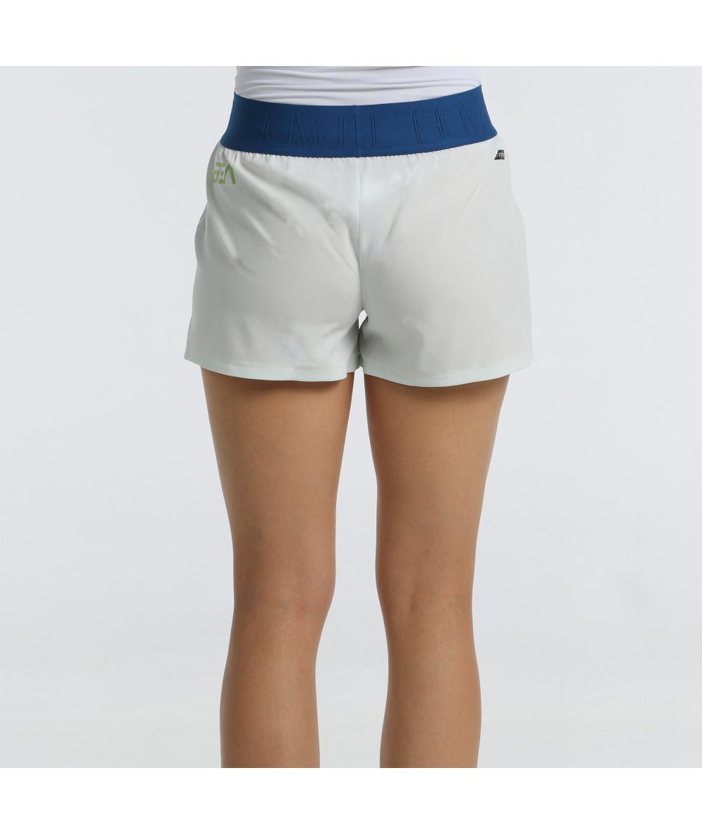 Détail tissu Short Bullpadel Berbi Hielo