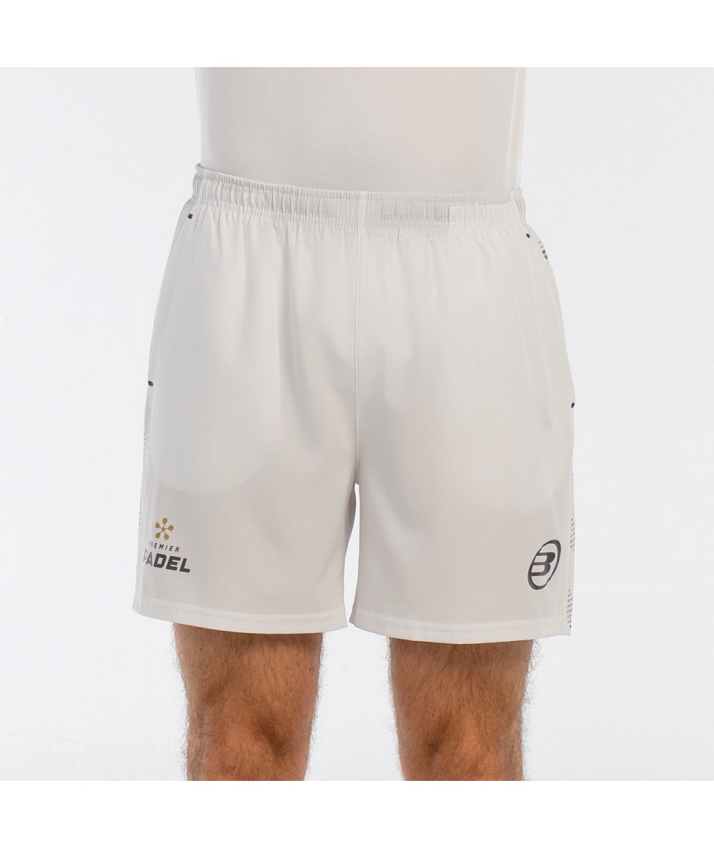 Détails du Short Bullpadel Brozo Blanc
