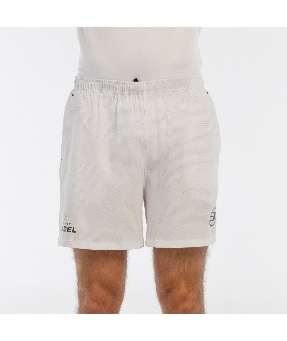 Dos du Short Bullpadel Bugle Blanc