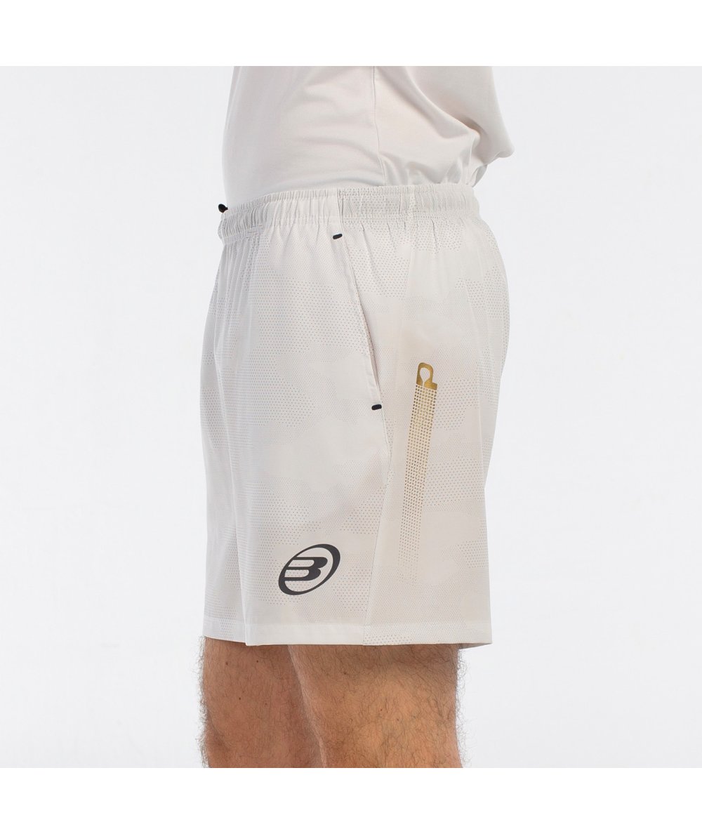 Profil du Short Bullpadel Bugle Blanc