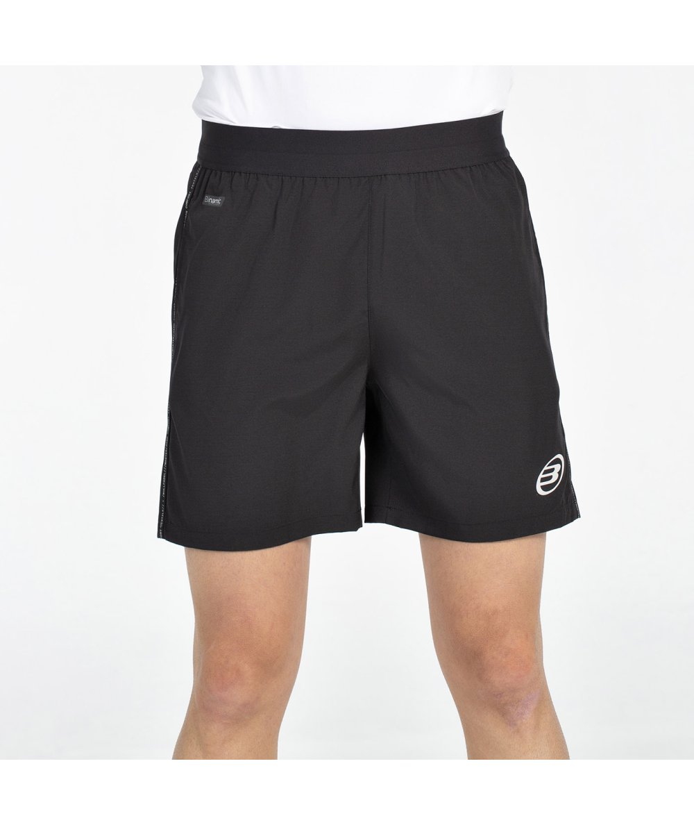 Short Bullpadel Maceda Noir pour joueurs de padel