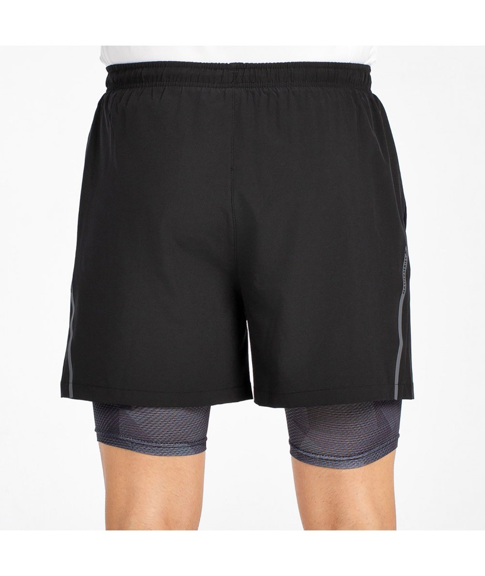 Short de padel Bullpadel Manzan Negro