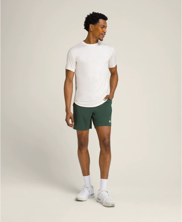 Détail tissu et ceinture Short Wilson Tournament V2 7'' Green