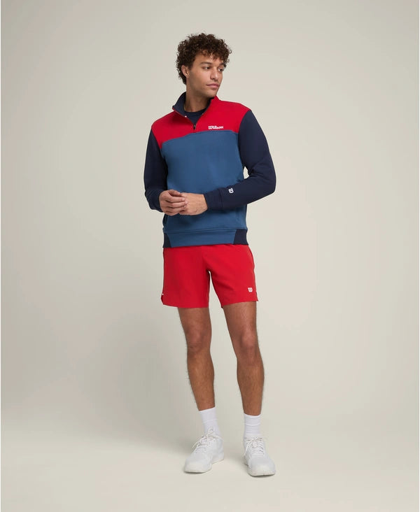 Détail tissu et ceinture Short Wilson Tournament V2 7'' Red