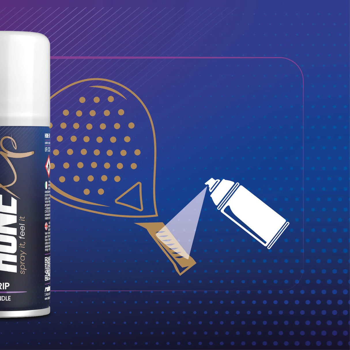 Spray Hone XP Grip Handle vue arrière