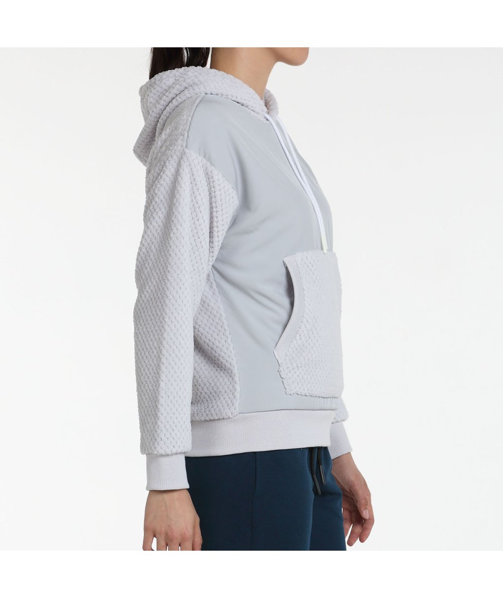 Veste Bullpadel Neda Gris Perla vue latérale