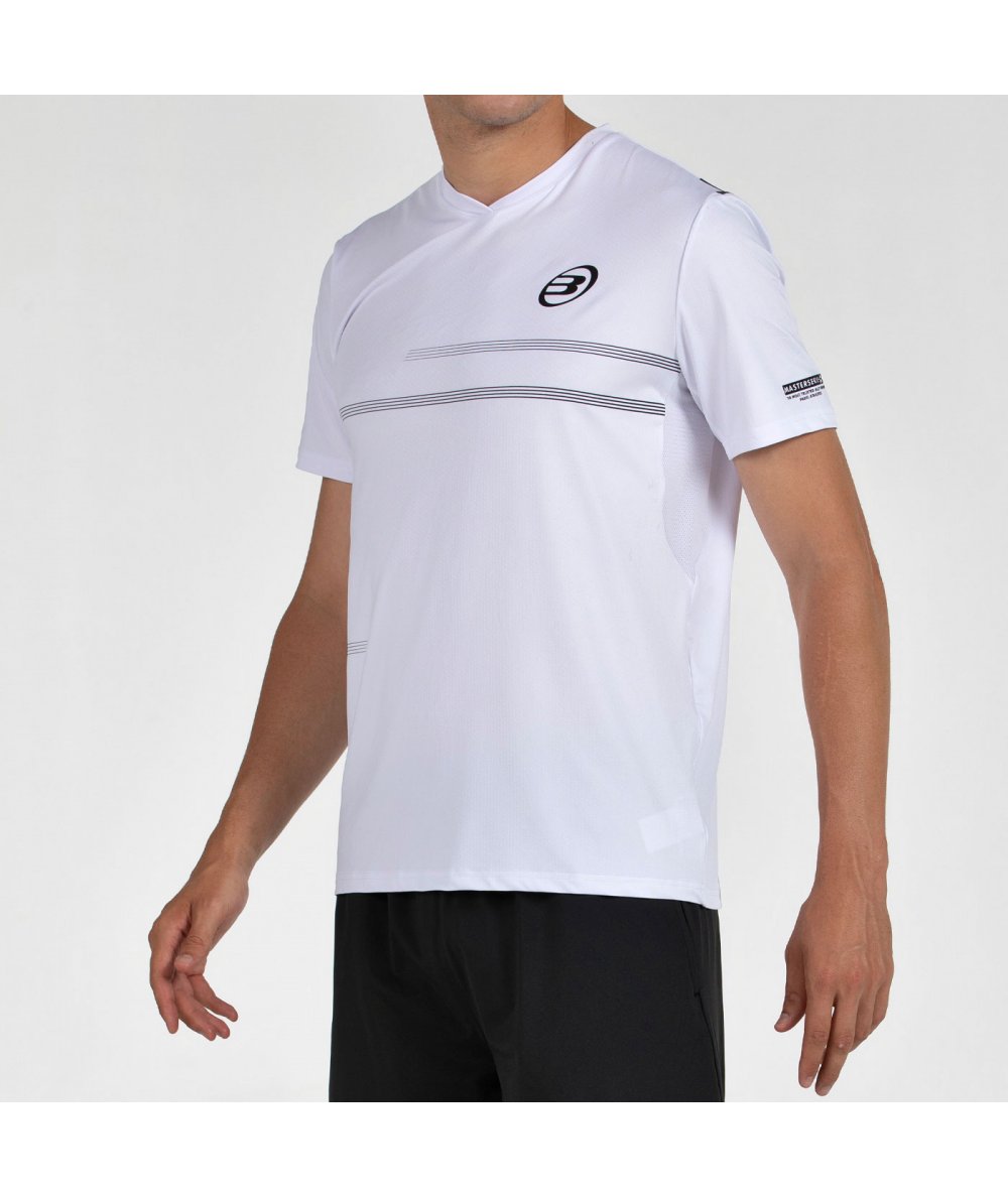 Tee Shirt de padel Bullpadel Montuno Blanco