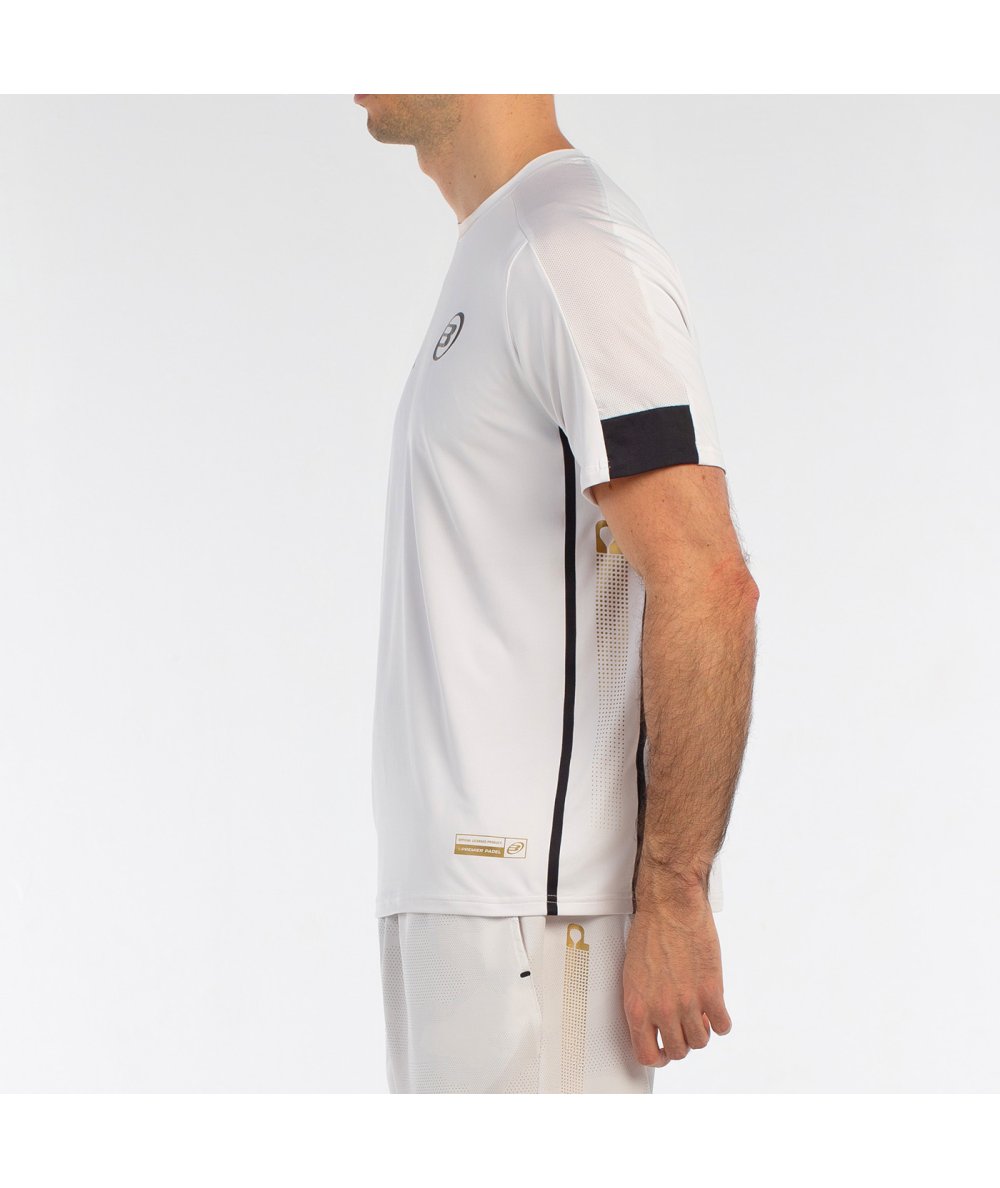Dos du Tee Shirt Bullpadel Borni Blanc