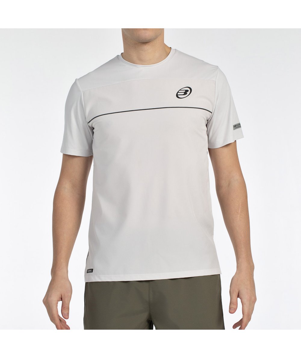Tee Shirt Bullpadel Monda Gris Perla vue de face