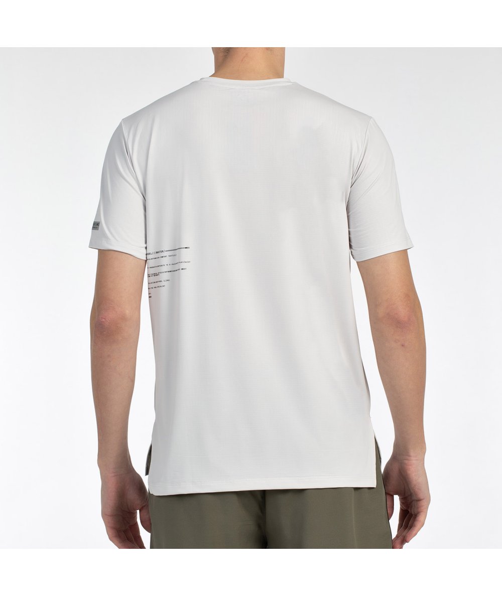 Tee Shirt Bullpadel Monda Gris Perla confort et