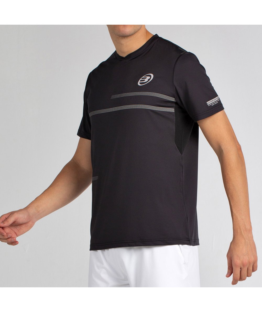 Tee Shirt de padel Bullpadel Montuno Negro