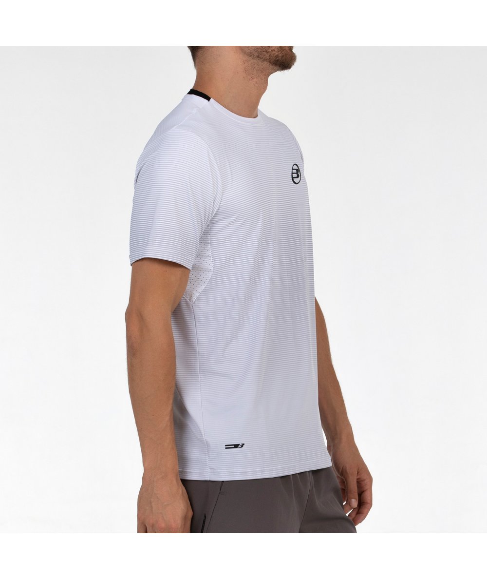 Tee Shirt de padel Bullpadel Musica Blanco