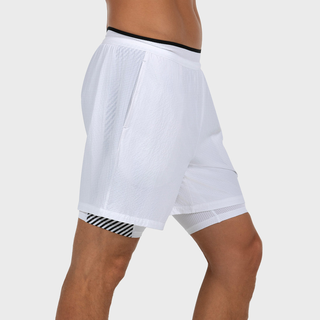 Short de padel Bullpadel Tanoel Blanco