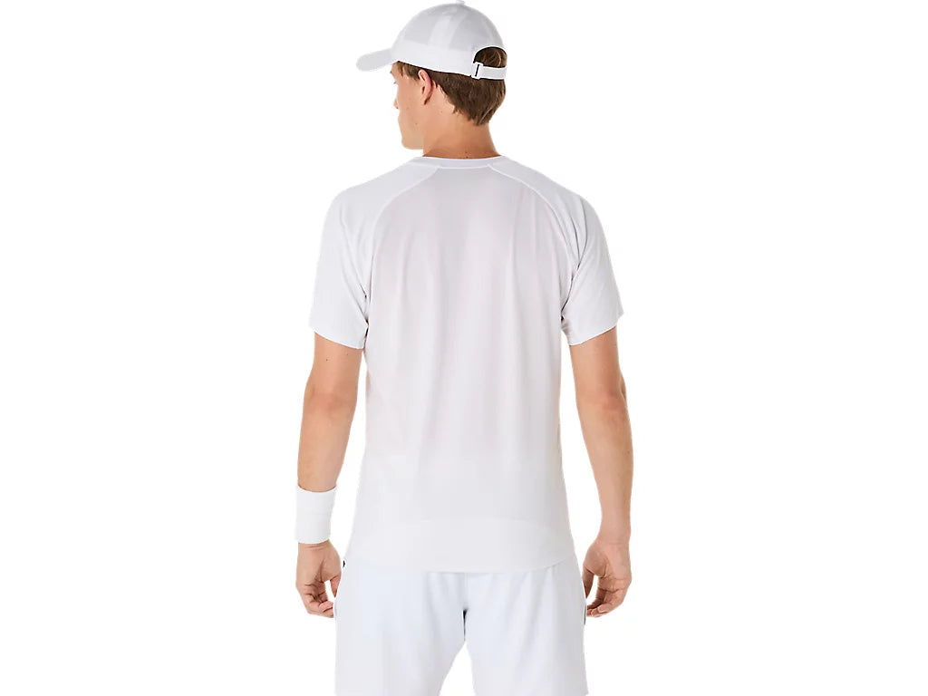 Tee Shirt Asics Match Actibreeze SS Top White vue arrière