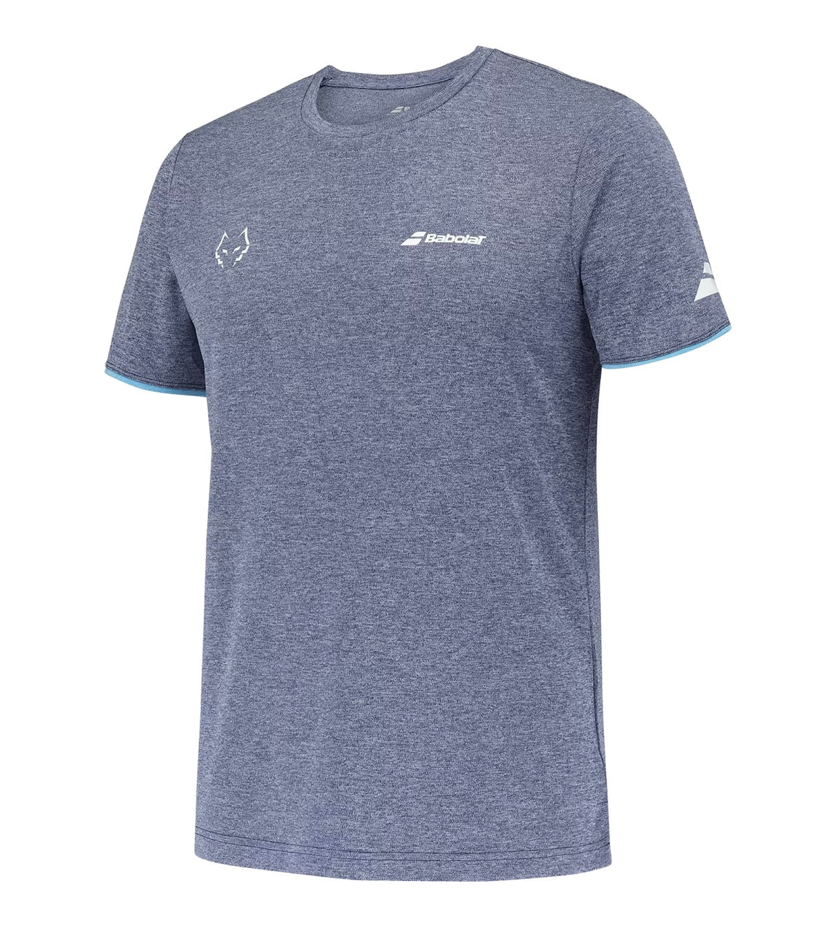 Tee Shirt Babolat Lebron Bleu en usage sportif
