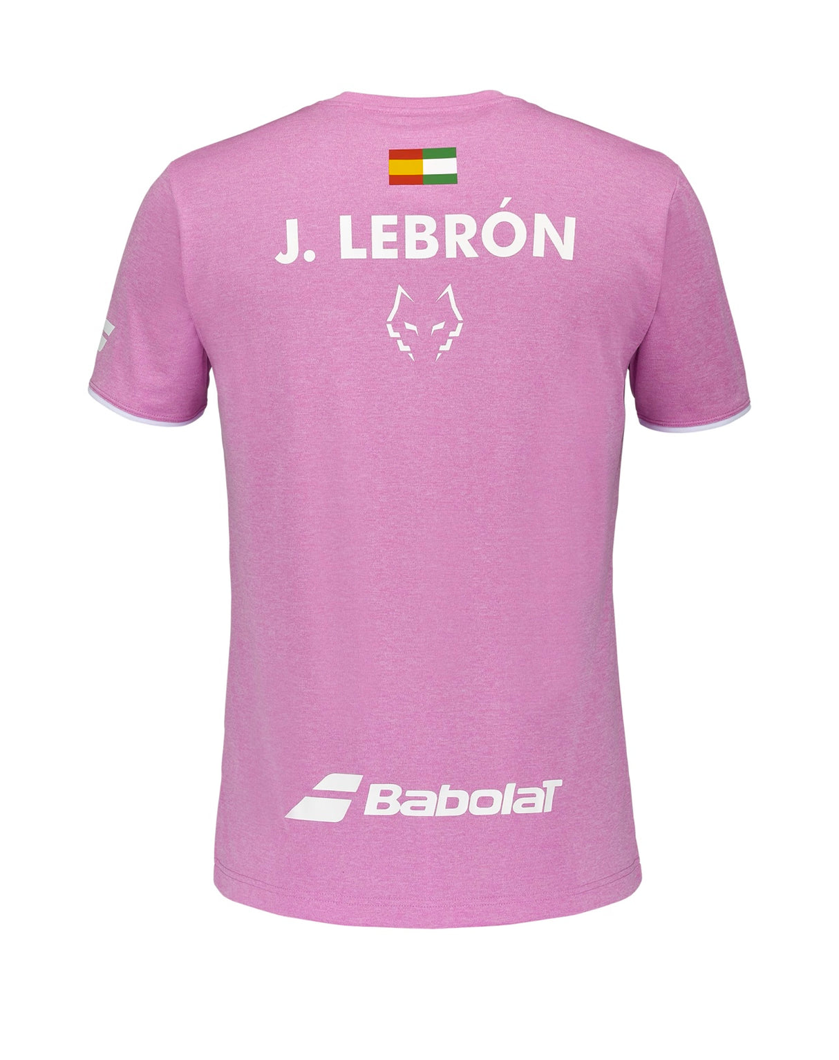 Tee Shirt Babolat Lebron Rose en usage sportif