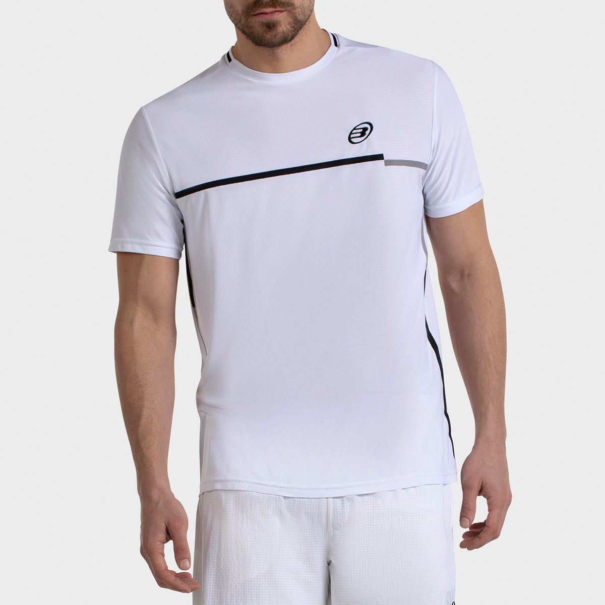 Tee Shirt de padel Bullpadel Teloi Blanco