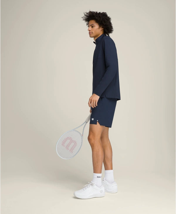 Détail tissu et coupe Veste Wilson Performance 1/2 Zip Navy