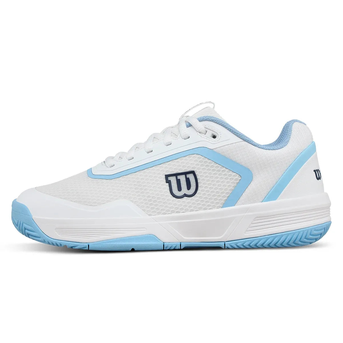 Chaussures de padel Wilson Court Glide Women White/Airy Blue/Navy