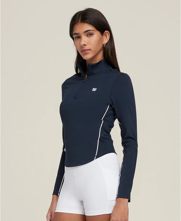 Col de la veste Wilson Brentwood Half Zip Navy