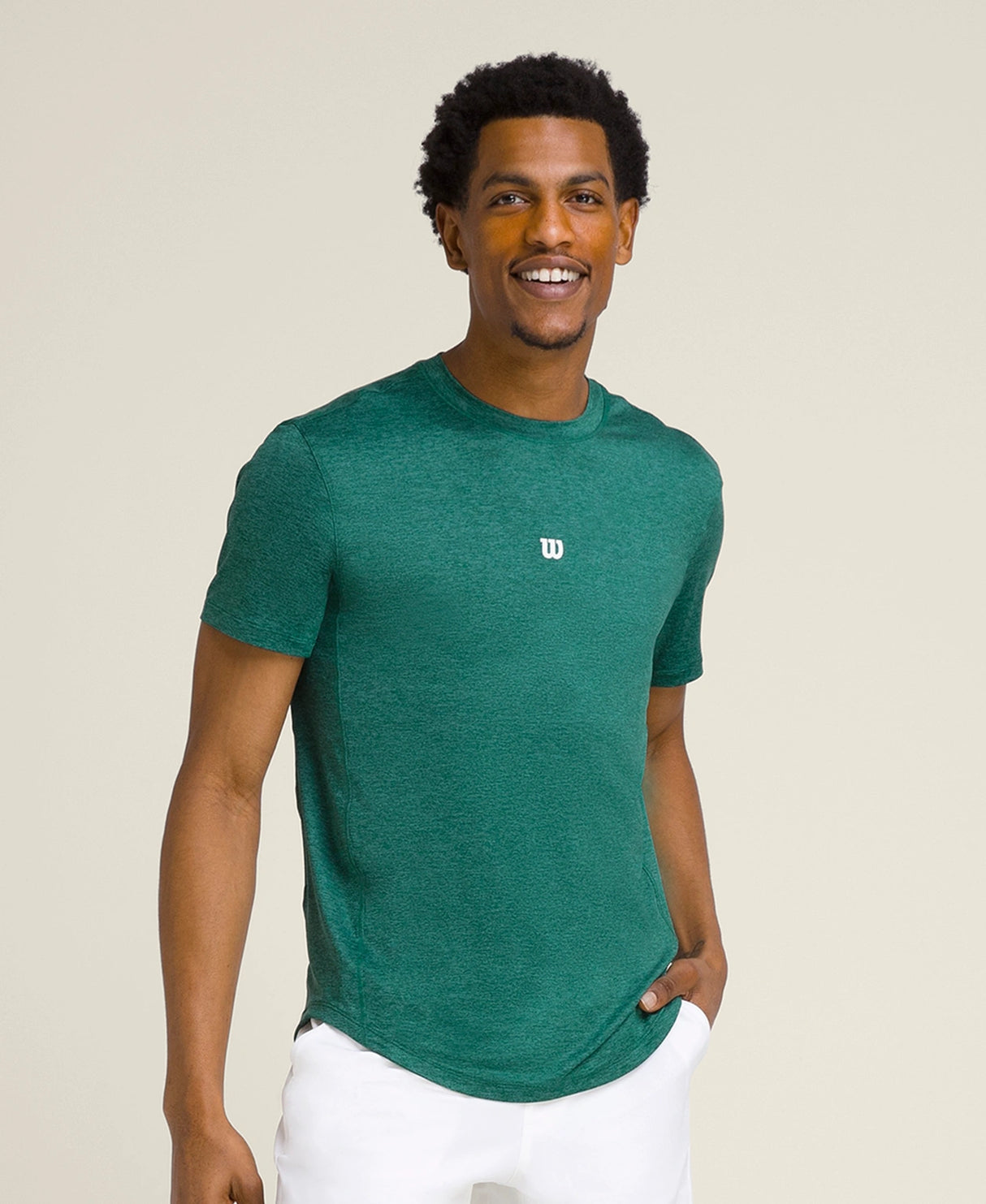Tee Shirt Wilson Everyday Performance Field Green vue avant