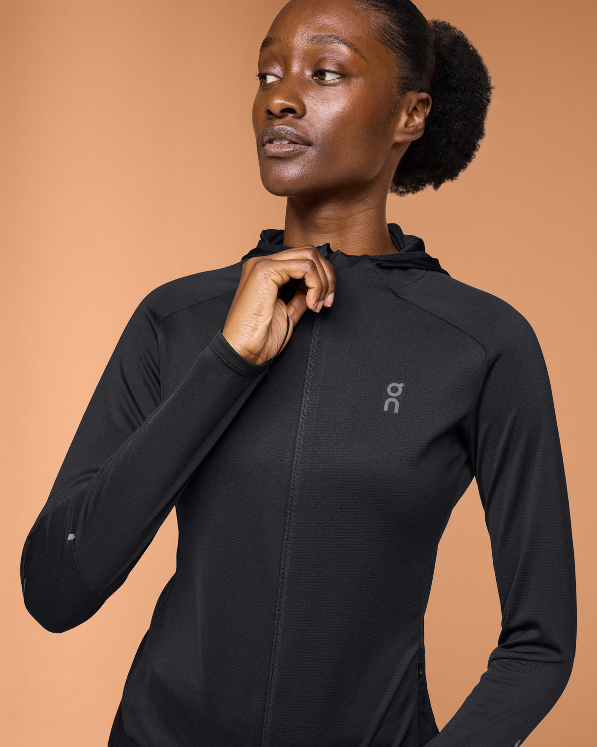 Veste On Climate Zip Hoodie Women Black